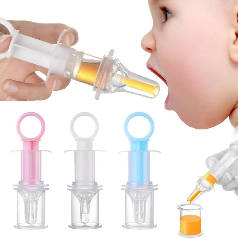 Baby kids smart medicine dispenser Needle Feeder Squeeze Medicine Dropper Pacifier Dispenser JuceFeeding Utensils BabyAccessorie