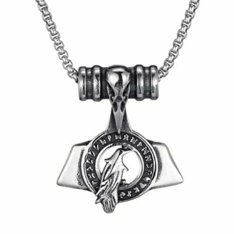 Quality Fashionable Medal Necklace Pendant Pirate Ship Compass Personality Men\'s Necklace Pendant Hip Hop Jewelry Trend Jewelry