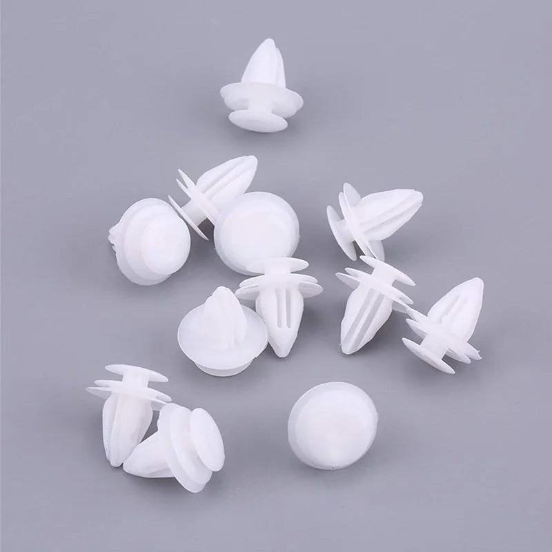 6 Size 100pcs Auto Fastener Car Clips Mixed Body Push Retainer Pin Rivet Bumper Door Trim Panel Retainer Fastener Kit