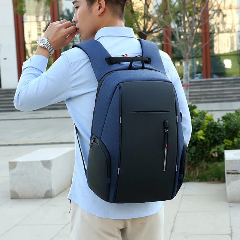 Backpack Men USB Charging Waterproof 15.6 Inch Laptop Casual Oxford Male Business Bag Mochila Computer Notebook Backpacks