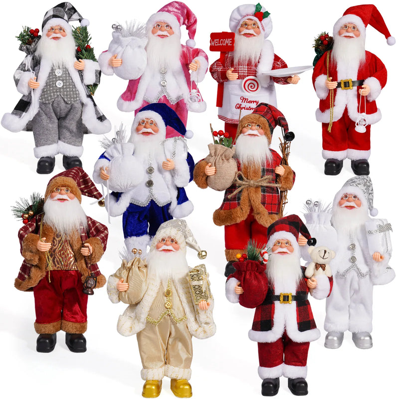 Santa Claus Doll Children Doll Xmas Gift Christmas Tree Decorations 2024 Navidad Home Party Supplies Xmas Ornaments