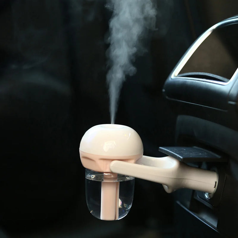 Mini humidificador de aire para coche, purificador de aire a vapor, difusor de aroma, difusor de aceites esenciales para aromaterapia, pulverizador automático para coche