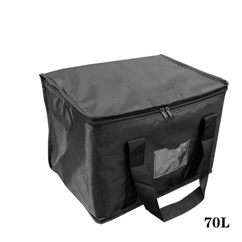 Large Capacity Cooler Bag Portable Zipper Thermal Lunch Bags Insulated Freezer Bag Camping Picnic Bag Camping Tin Foil Food Bags