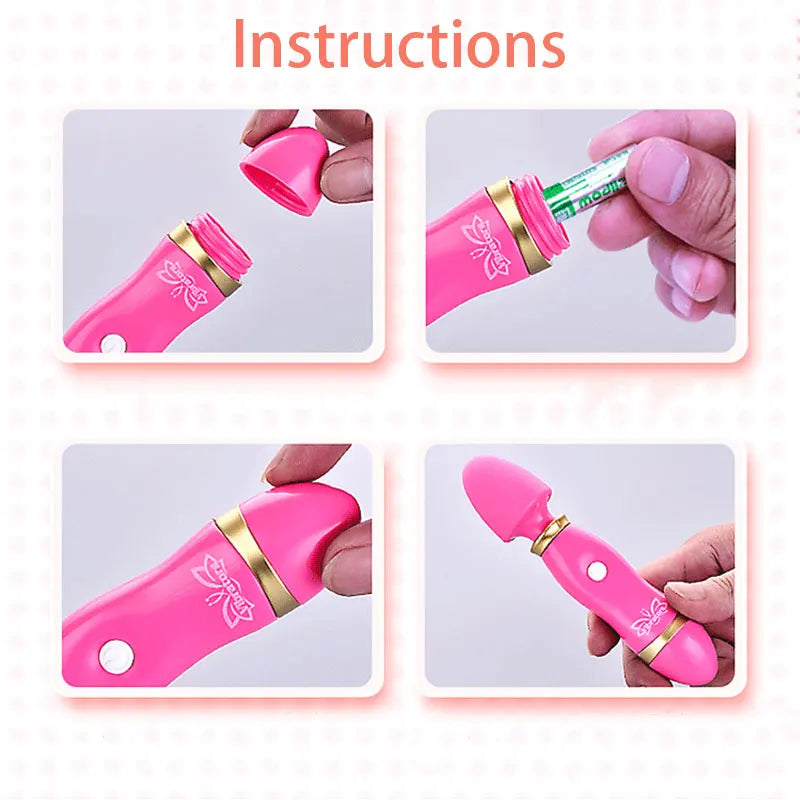 Female Vibrator G-Spot Vibrators For Women AV Wand Sex Toy Dildos Portable Sex Toys Powerful Vibrator Mini Clitoral Stimulator