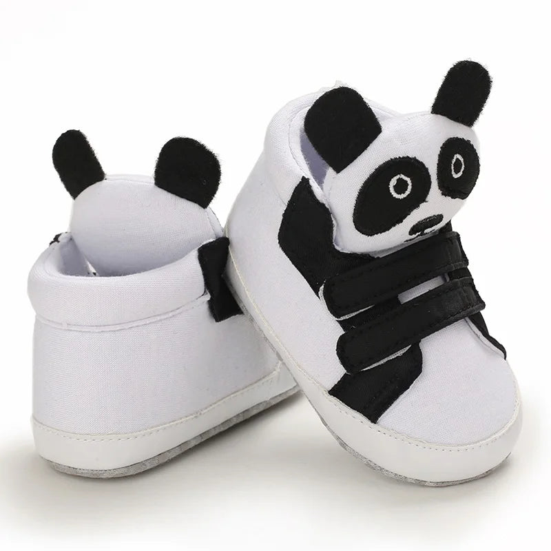 Classic Baby Shoe Boy Girl Baby Cute Animal Face Casual Flat Sneaker First Baby Ankle Boot Cotton Non-slip Warm Walking Shoes