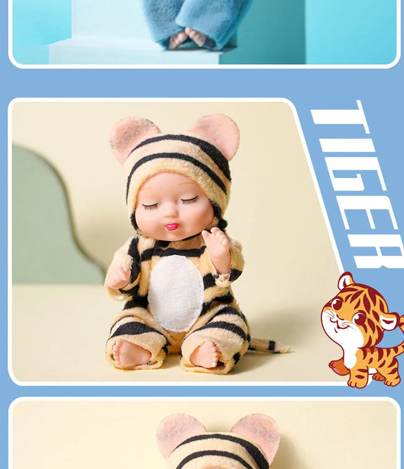 11/19/30cm Silicone Reborn Dolls Baby Reborn Toys Waterproof Vinyl Bebe Doll Cute Mini Reborn Baby Doll For Girls Birthday Gift