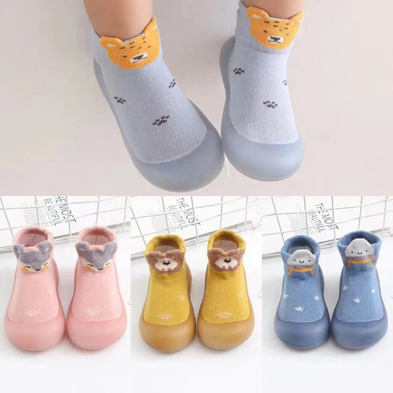 Baby Floor Socks Spring and Autumn Baby Indoor Anti Slip Walking Shoes Newborn Insulated Soft Sole Anti Drop Socks And Shoes