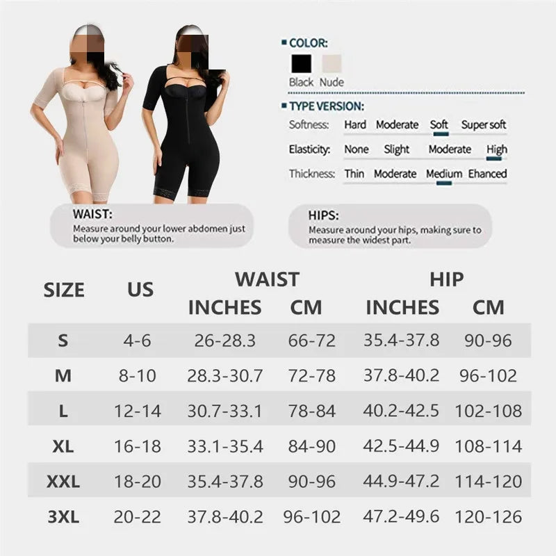 Body Shaper Women Slimming Shapewear butt lifter shaper tummy fat burner Colombian Reductive Girdles Underbust Corset Bodysuit