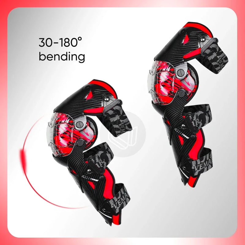 Rodilleras de seguridad para motocicleta, protección para moto, equipo de motocross, 8 colores, funda para piernas de scooter, rodilleras cálidas para montar en moto para hombre