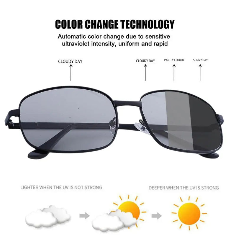 NUEVAS gafas de sol fotocromáticas polarizadas para hombre con protección UV400, gafas deportivas para piloto, para conducir y pescar, 2024