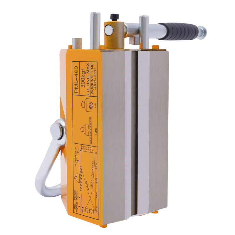 300kg/660lbs Steel Magnetic Lifter Heavy Duty Magnets Crane Hoist Lifting Magnet with Release Tool