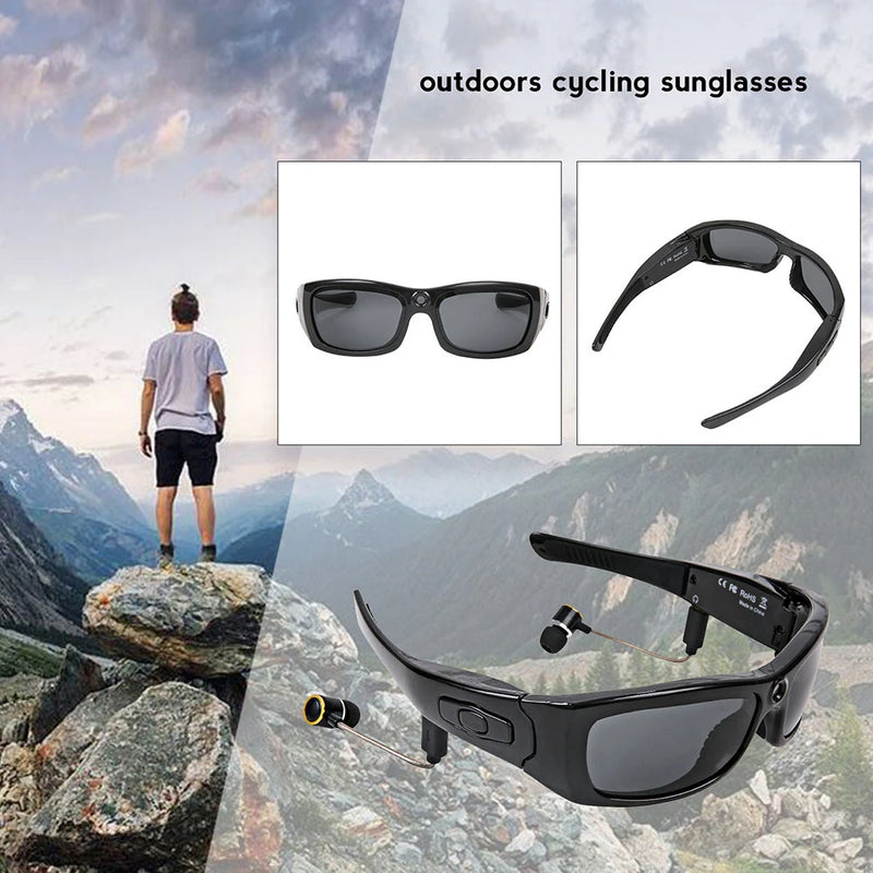 Wearable HD 1080P Glasses Camera Polarized Sunglasses Mini Camera Video Recorder Security Sports DV DVR Surveillance Camcorder