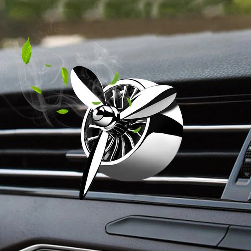 Ambientador con olor a aire acondicionado para coche, aleación, LED, salida de ventilación automática, clip de perfume, fragancia de aromaterapia fresca, ambiente ligero, nuevo