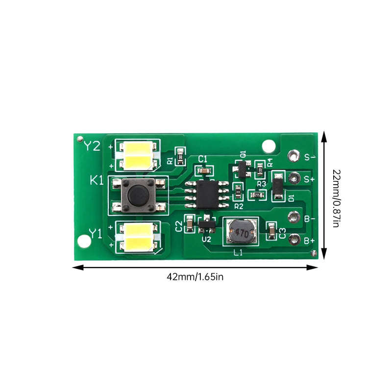 Placa de circuito de luz solar bicolor blanca y cálida de 1,2 V, luz solar para césped, fuente de luz solar para cercas, kit de bricolaje para placa de control de luz