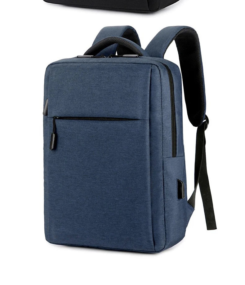 Mochila sencilla y elegante, mochila multifuncional de gran capacidad para desplazamientos, viajes de negocios, bolso para computadora de estudiante-ll