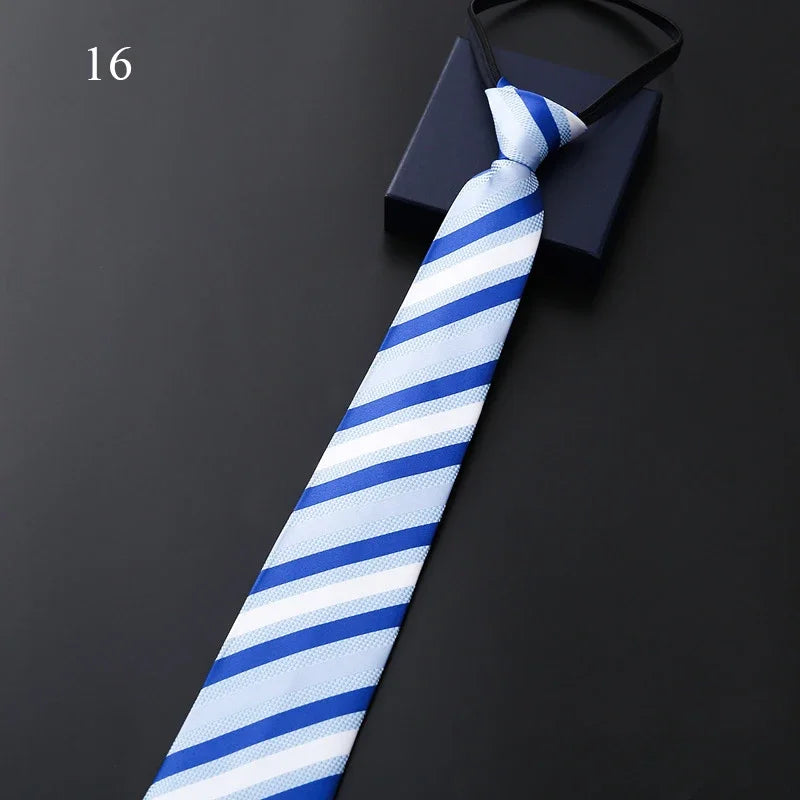 Men tie skinny 8cm ties for men Wedding dress necktie fashion plaid cravate business gravatas para homens slim shirt accessories