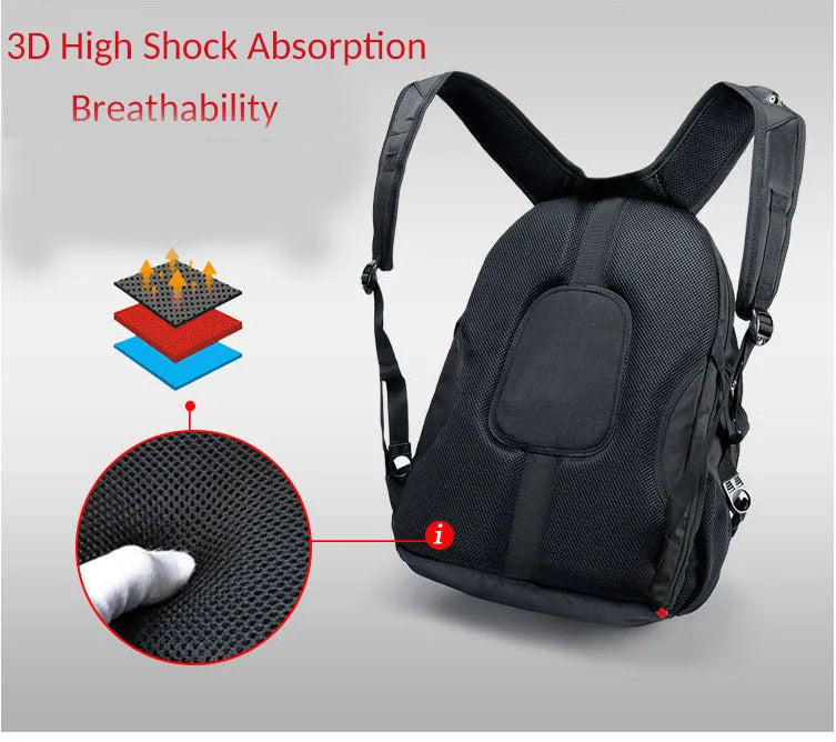 Mochila multifuncional suiza duradera para computadora portátil de 17 pulgadas, bolsa de viaje, mochila universitaria, puerto de carga USB, resistente al agua