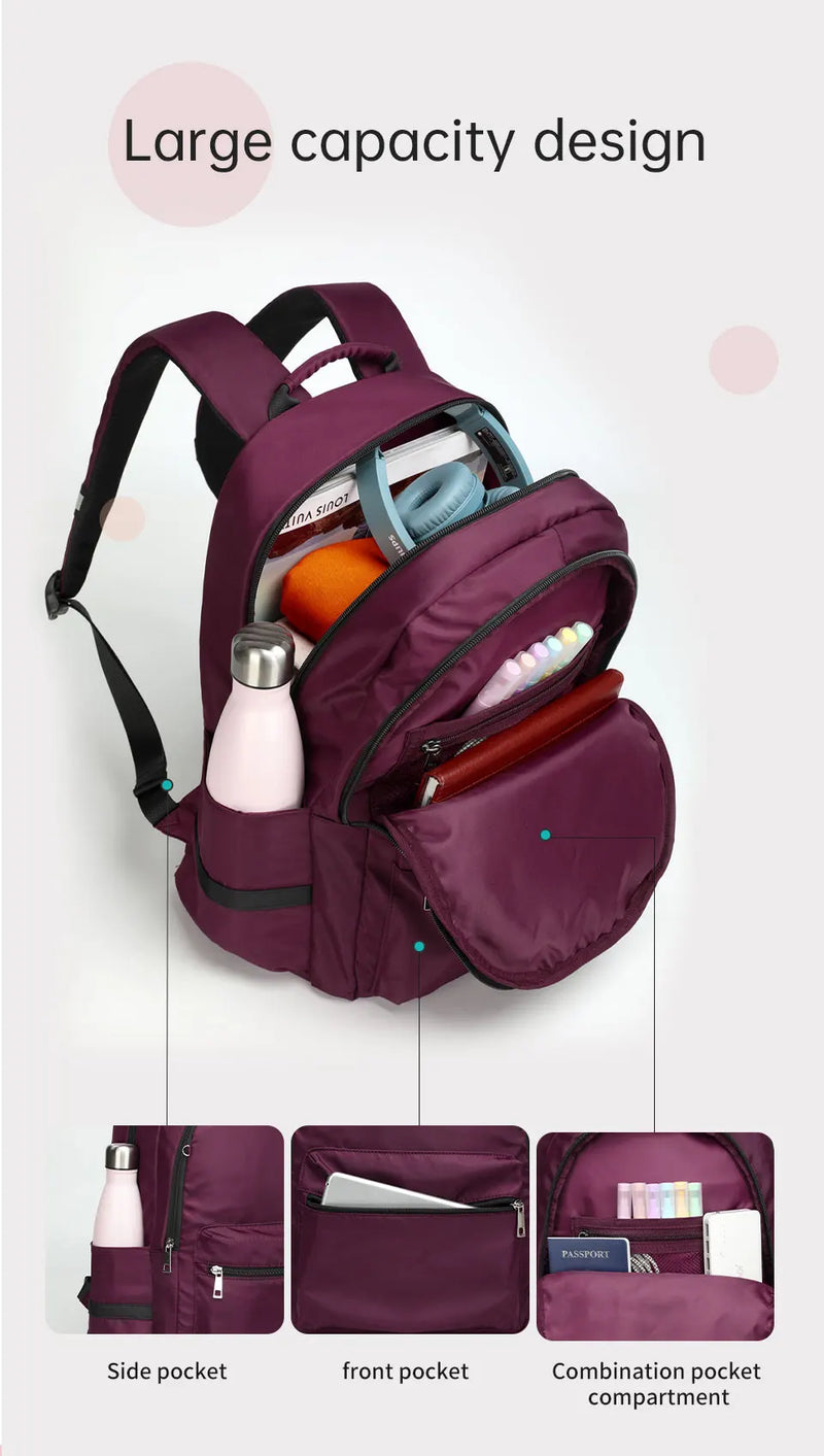 Mochila antirrobo informal para mujer de Tigernu, mochilas para estudiantes universitarios, mochilas para niñas adolescentes, mochilas escolares para mujer, mochilas de viaje