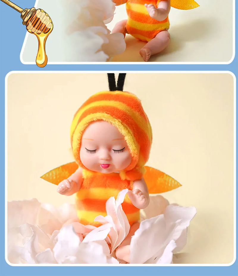 11/19/30cm Silicone Reborn Dolls Baby Reborn Toys Waterproof Vinyl Bebe Doll Cute Mini Reborn Baby Doll For Girls Birthday Gift