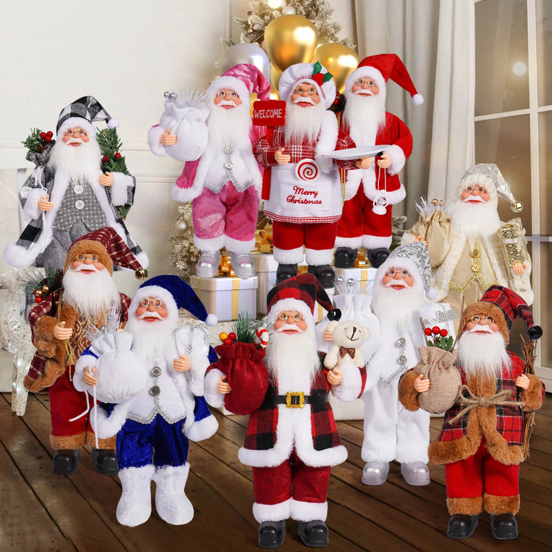 Santa Claus Doll Children Doll Xmas Gift Christmas Tree Decorations 2024 Navidad Home Party Supplies Xmas Ornaments