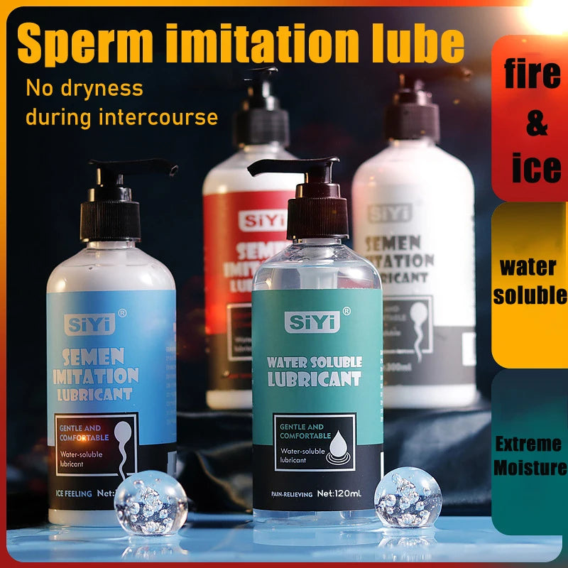 Lubricante anal SiYi Ice Hot Feeling para gays y lesbianas, sexo erótico, productos para adultos, lubricante para juguetes en gel