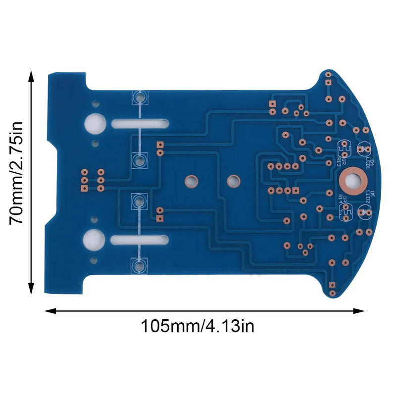 Smart Car DIY Electronics Kit Soldering Project Practice Line Following Robot For STEM Student Education School