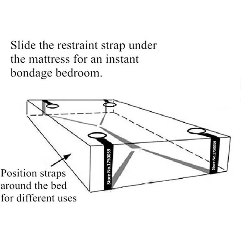 Esposas, juego de bondage, sistema de correas de sujeción para cama BDSM, esposas para muñecas y tobillos para adultos, juguete sexual erótico para mujeres, parejas, esclavos