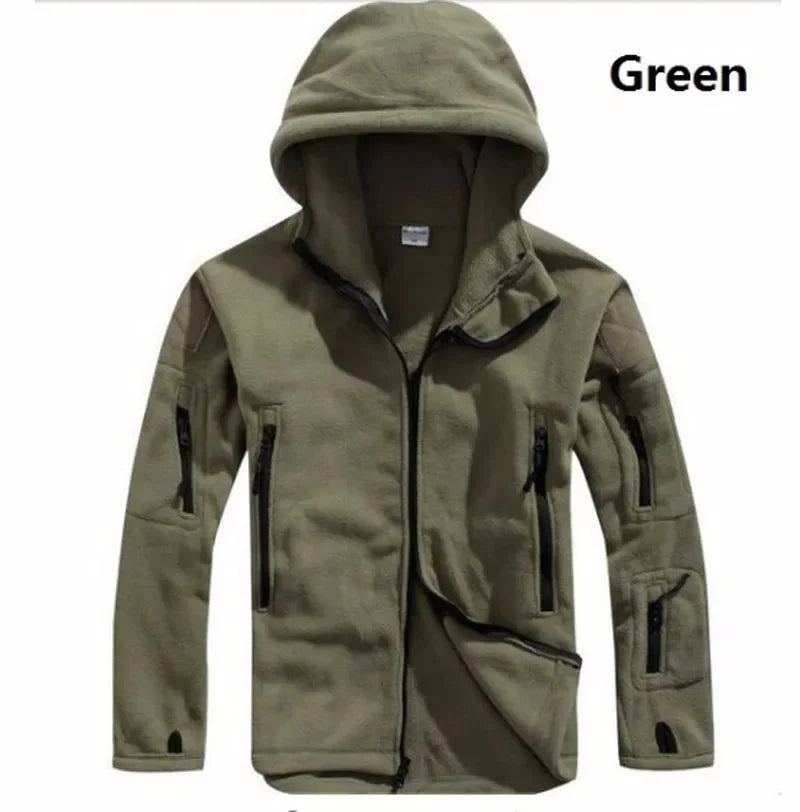 Winter Military Fleece Outdoor Sports Hiking Polar Jacket Fleece Jacket Men's Sports Tactical Jacket Combat