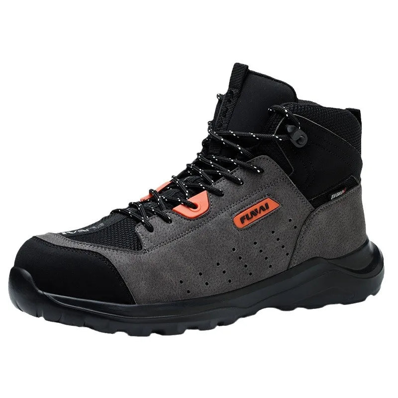 High-quality Men Work Boots Insulated 6KV Composite Toe Electrician Shoes Anti-smash Anti-puncture Safety Shoes Protective Boots