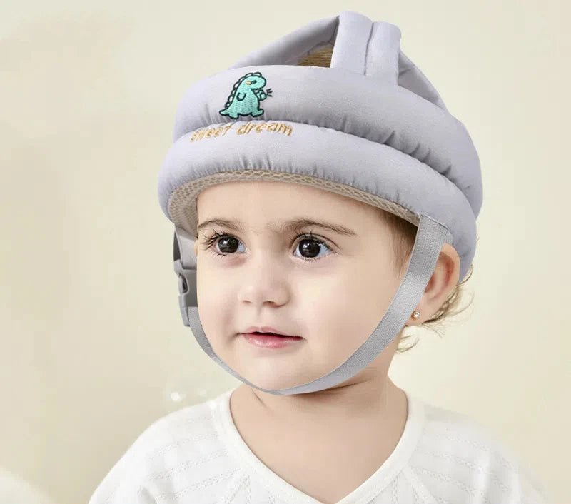 Casco de seguridad para bebés, gorro protector para la cabeza, almohadilla anticaídas para niños pequeños, casco protector ajustable para aprender a caminar