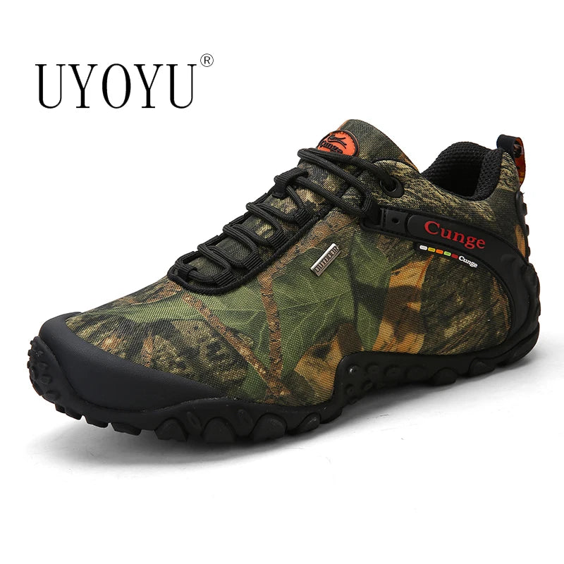 2022 New Men's Waterproof Safety Non-slip Tactical Military Desert Hiking Camouflage Anti-Puncture Boots for Men Work Male Shoes