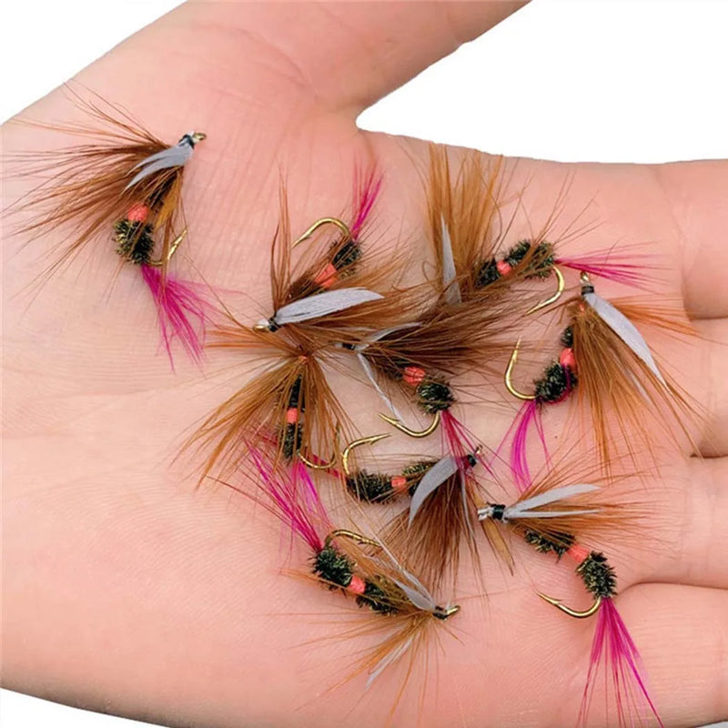 3Pcs Wet Fly Flies for Trout Fishing Flies Artificial Insect Hook Bait Mosquito Fly Fishing Trout Lures