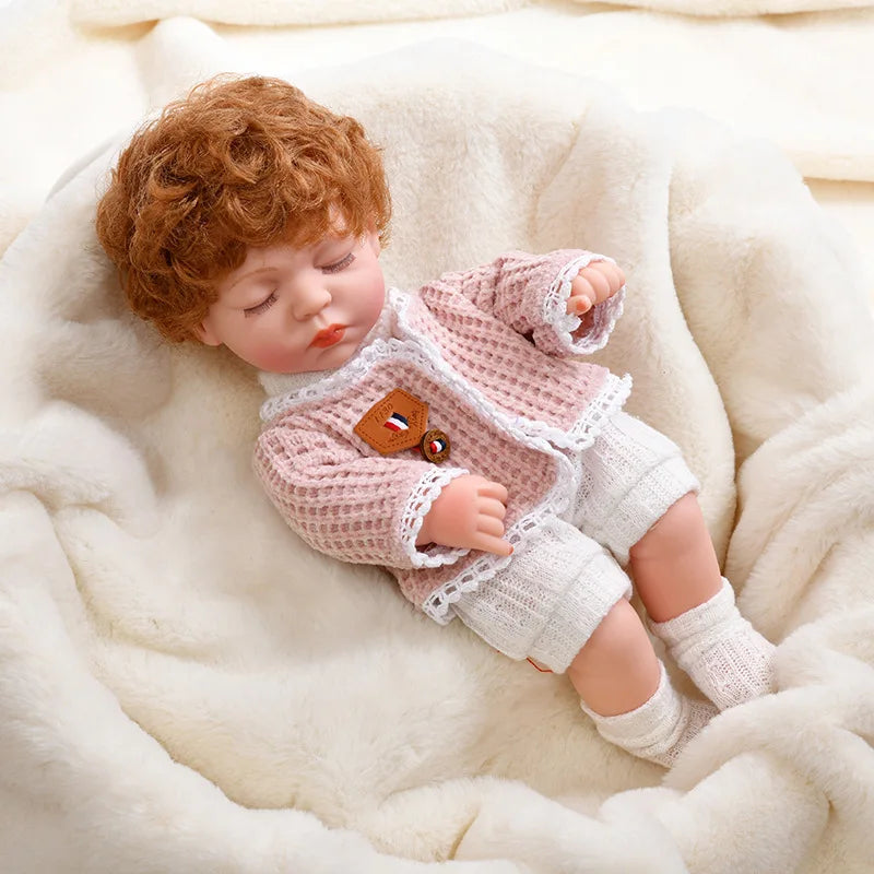 11/19/30cm Silicone Reborn Dolls Baby Reborn Toys Waterproof Vinyl Bebe Doll Cute Mini Reborn Baby Doll For Girls Birthday Gift