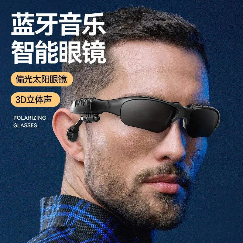 Gafas polarizadas originales XIAOMI con Bluetooth y auriculares inalámbricos con sonido estéreo deportivo, auriculares MIJIA