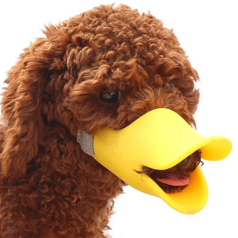 Dog Muzzle Silicone Mask Duck Muzzle Mask for Pet Dogs Anti Bite Stop Barking Small Large Dog Mouth Muzzles Pet Dog Accessories