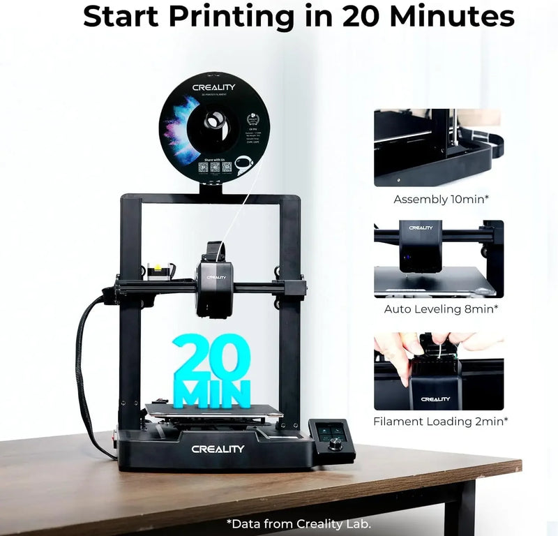 Creality Ender 3 V3 SE/KE 3D Printer 250mm/s-500mm/s Direct Extruder Auto Load Filament CR Touch Silent Auto Leveling Dual Axis