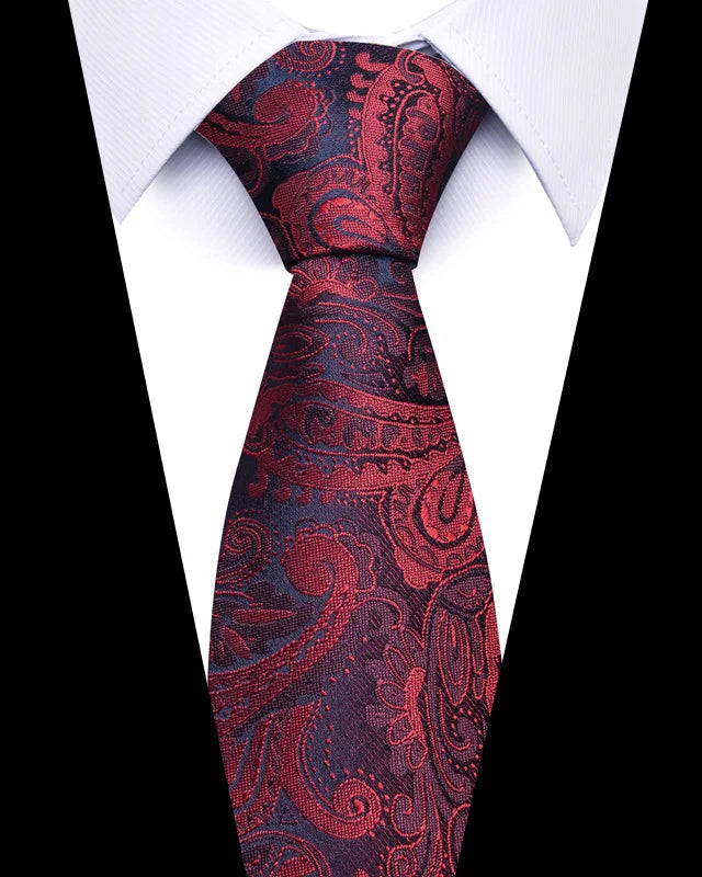 High-quality Wedding Ties For Men Fashion New Style Blue Strip Print Neckties Daily Office Apparel Accessories Gift For Man