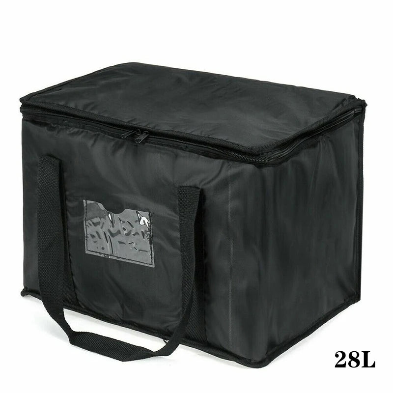 Large Capacity Cooler Bag Portable Zipper Thermal Lunch Bags Insulated Freezer Bag Camping Picnic Bag Camping Tin Foil Food Bags