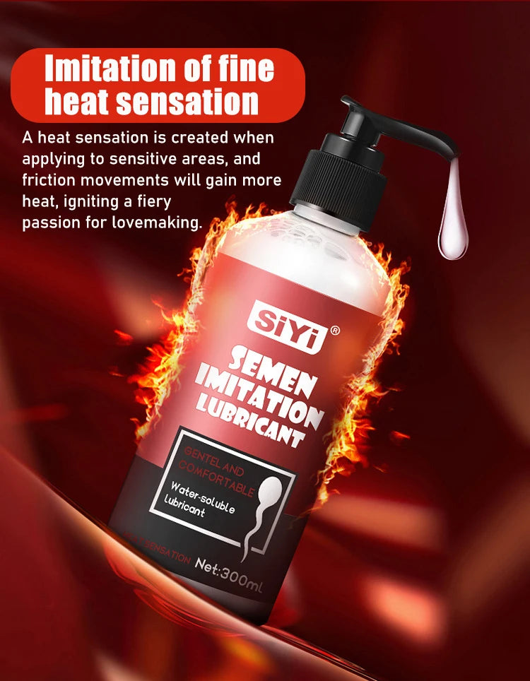 Lubricante anal SiYi Ice Hot Feeling para gays y lesbianas, sexo erótico, productos para adultos, lubricante para juguetes en gel