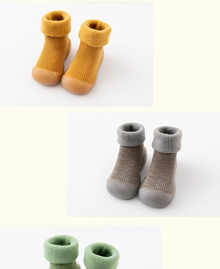 New Thickened Kids Socks Shoes Winter Super Warm Baby Toddler Boots Boys Girl Sneakers Newborn Indoor Shoes Floor Footwear Shoes