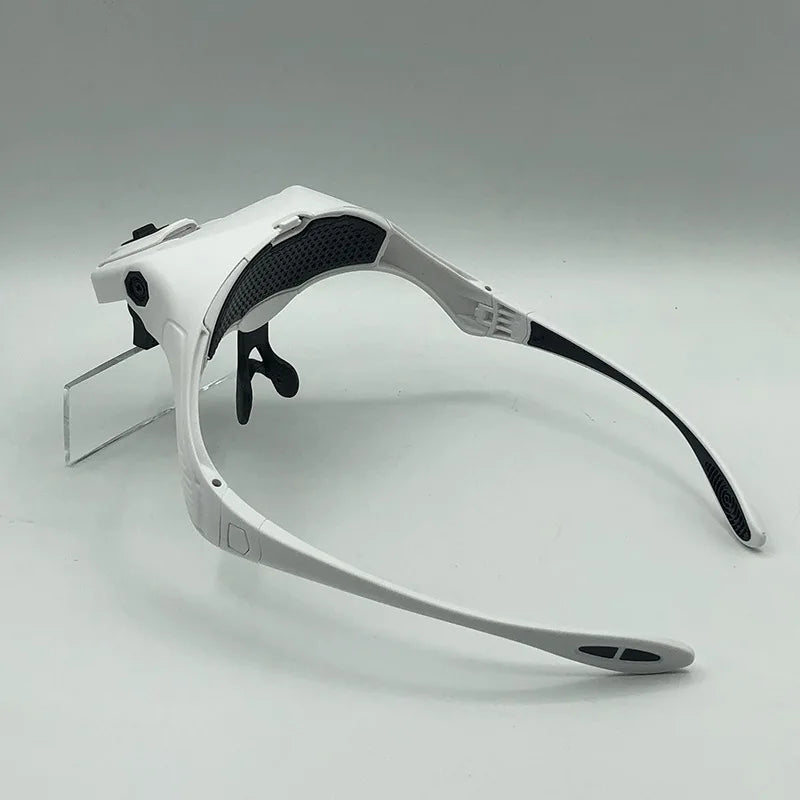 Magnifying Glasses Led Light Lamp Head Loupe Jeweler Headband Magnifier Eye Glasses Optical Glass Tool Repair Reading Magnifier