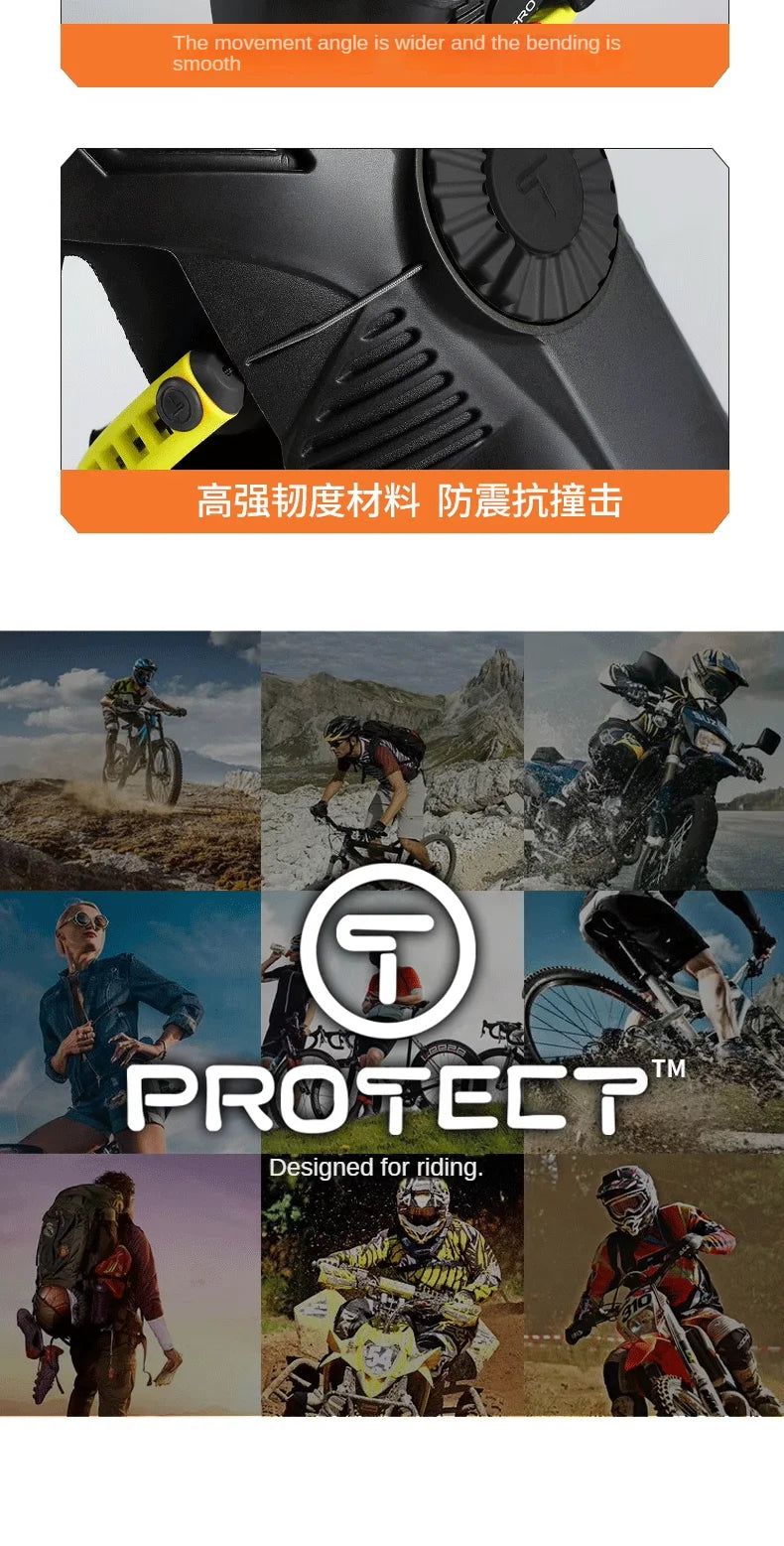 T Brand Motorcycle Protective Kneepad for Off-road and Highway Riding with Mechanical Leg Protection and Exoskeleton Guards