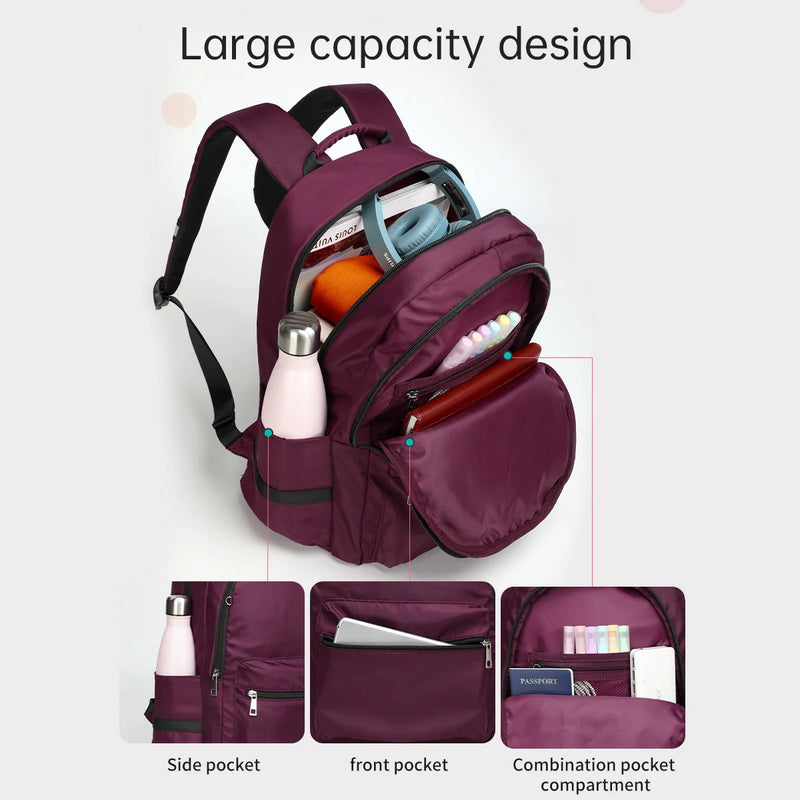 Mochila antirrobo informal para mujer de Tigernu, mochilas para estudiantes universitarios, mochilas para niñas adolescentes, mochilas escolares para mujer, mochilas de viaje